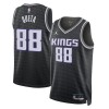 Sacramento Kings Neemias Queta 88 Jordan 2022-23 Statement Edition Musta Miesten Pelipaidat Swingman
